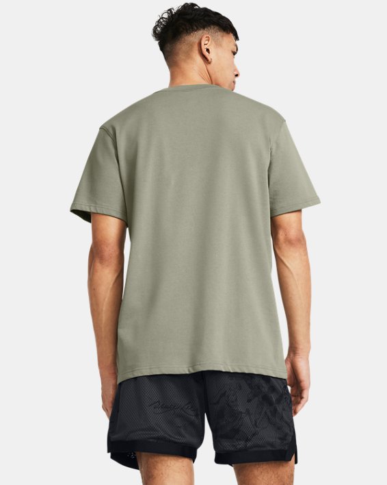Men's Curry x Bruce Lee T-Shirt, Green, pdpMainDesktop image number 1